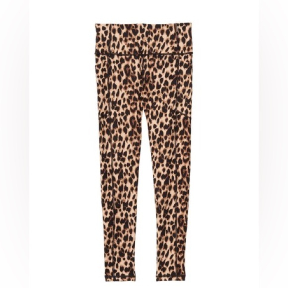 Victoria’s Secret Incredible Essential Legging Beige Leopard Sz XS/S - Picture 3 of 15